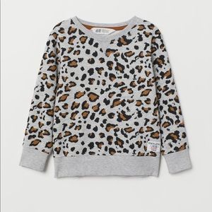 H&M Leopard Sweatshirt